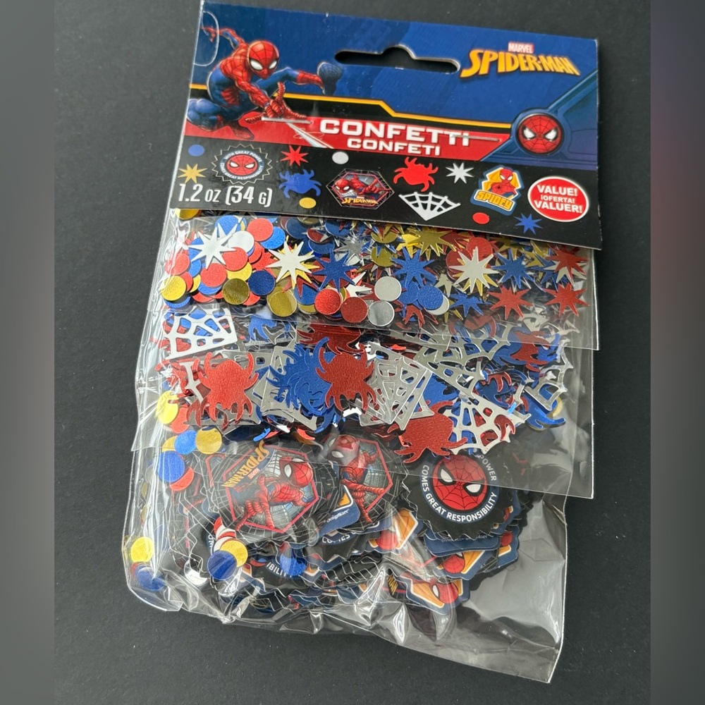 Marvel Spider-Man Red and Blue Party Confetti